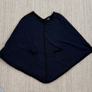 Patagonia Navy and Black Knit cape womens XS/S